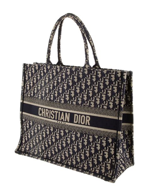 shopper christian dior|Christian Dior fabric tote.